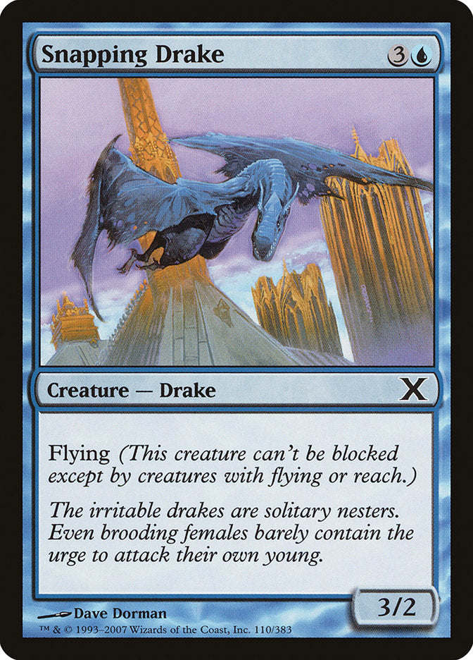 Snapping Drake [Tenth Edition], MTG Single - Gamers Grove