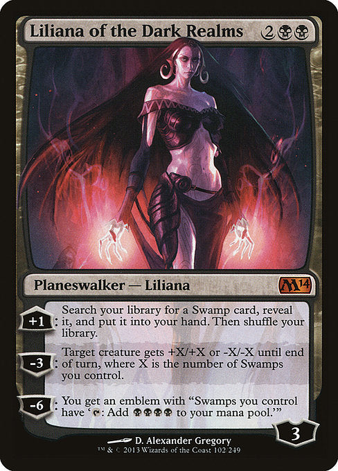 Liliana of the Dark Realms [Magic 2014], MTG Single - Gamers Grove