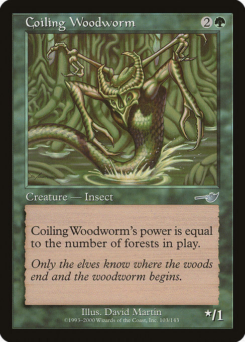 Coiling Woodworm [Nemesis], MTG Single - Gamers Grove
