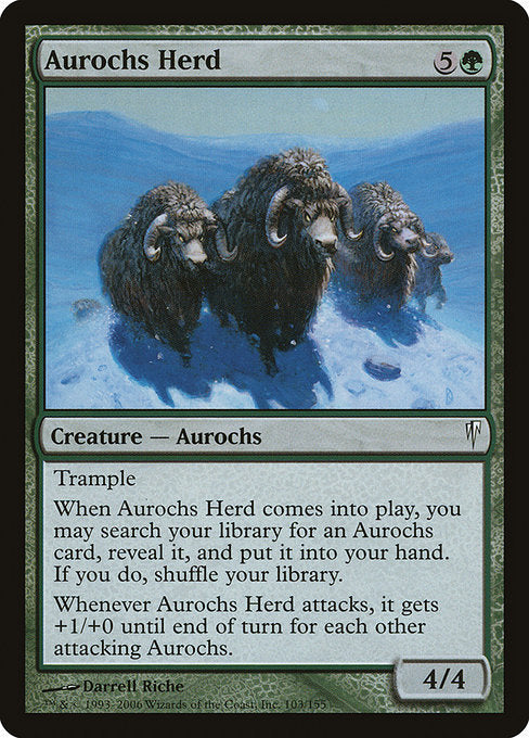 Aurochs Herd [Coldsnap]