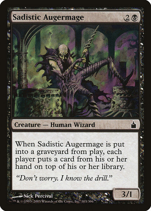 Sadistic Augermage [Ravnica: City of Guilds], MTG Single - Gamers Grove