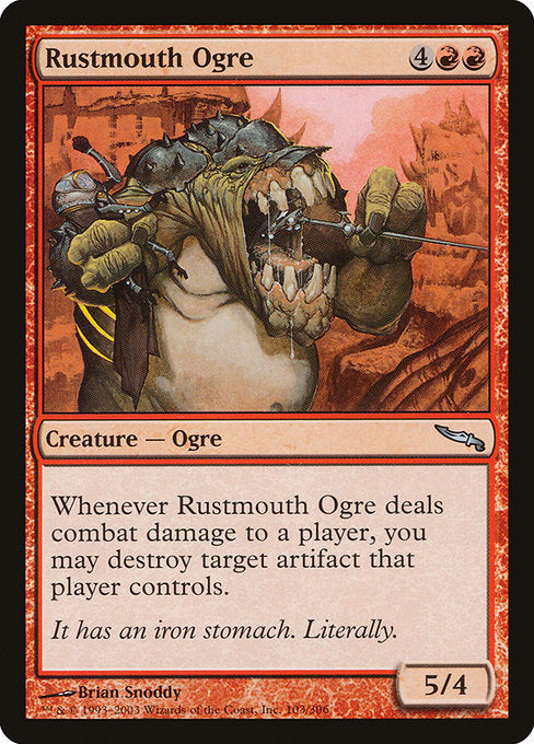 Rustmouth Ogre [Mirrodin], MTG Single - Gamers Grove