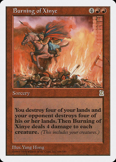 Burning of Xinye [Portal Three Kingdoms], MTG Single - Gamers Grove