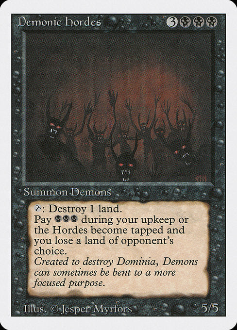 Demonic Hordes [Revised Edition]