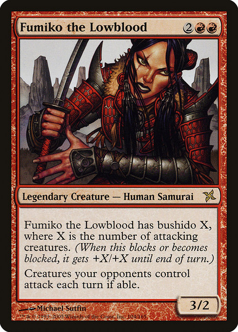 Fumiko the Lowblood [Betrayers of Kamigawa], MTG Single - Gamers Grove