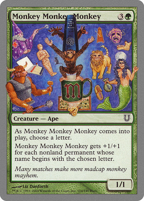 Monkey Monkey Monkey [Unhinged], MTG Single - Gamers Grove