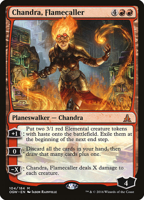 Chandra, Flamecaller [Oath of the Gatewatch], MTG Single - Gamers Grove