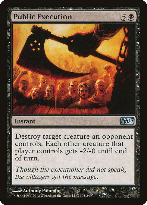 Public Execution [Magic 2013], MTG Single - Gamers Grove