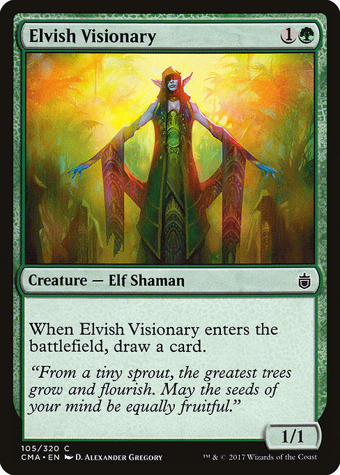 Elvish Visionary [Commander Anthology]