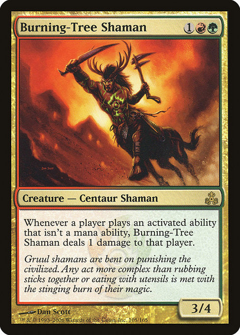 Burning-Tree Shaman [Guildpact], MTG Single - Gamers Grove