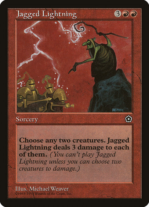 Jagged Lightning [Portal Second Age], MTG Single - Gamers Grove