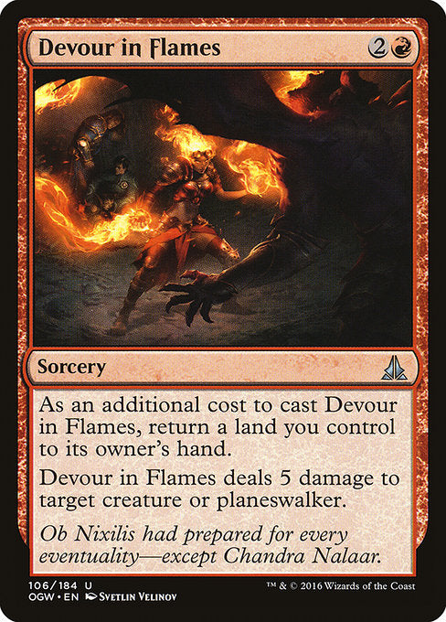 Devour in Flames [Oath of the Gatewatch], MTG Single - Gamers Grove