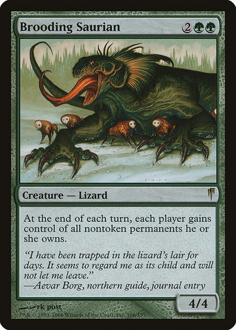 Brooding Saurian [Coldsnap], MTG Single - Gamers Grove