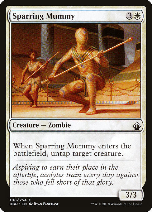 Sparring Mummy [Battlebond], MTG Single - Gamers Grove
