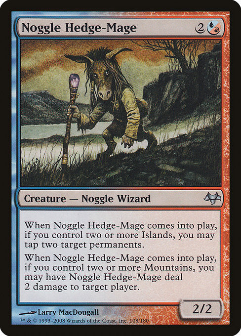 Noggle Hedge-Mage [Eventide], MTG Single - Gamers Grove