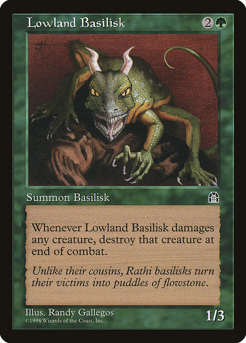 Lowland Basilisk [Stronghold], MTG Single - Gamers Grove