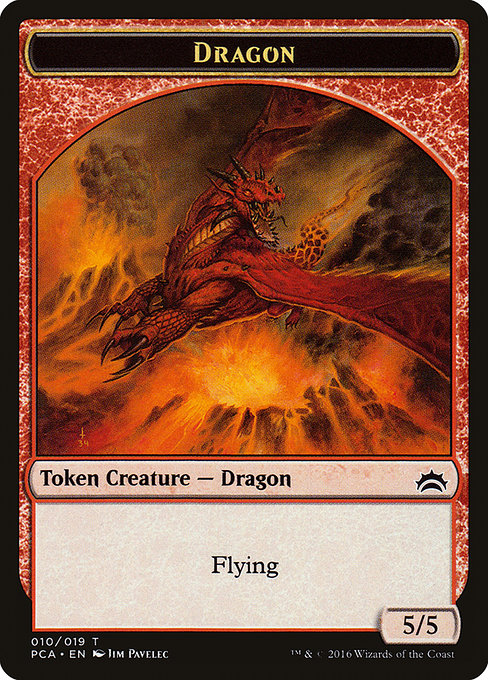 Dragon [Planechase Anthology Tokens], MTG Single - Gamers Grove