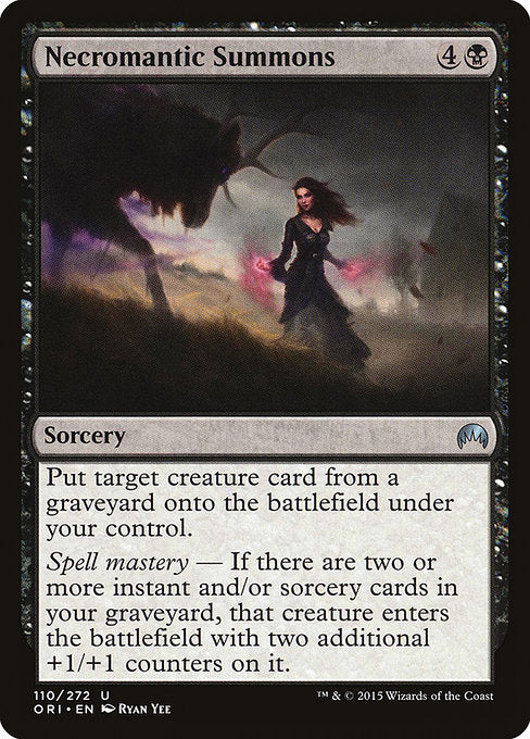 Necromantic Summons [Magic Origins], MTG Single - Gamers Grove