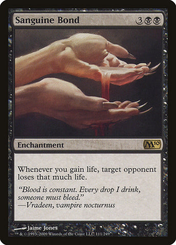 Sanguine Bond [Magic 2010], MTG Single - Gamers Grove
