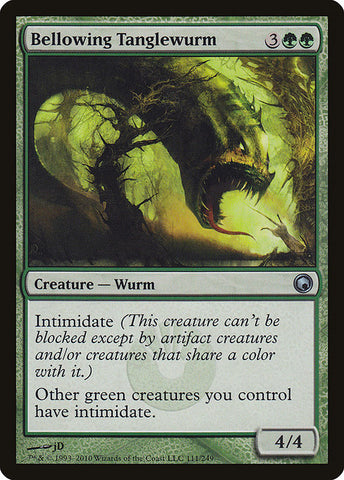 Bellowing Tanglewurm [Scars of Mirrodin], MTG Single - Gamers Grove