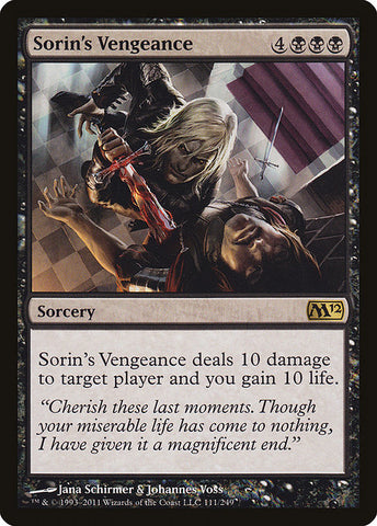 Sorin's Vengeance [Magic 2012], MTG Single - Gamers Grove