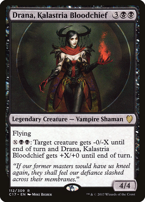 Drana, Kalastria Bloodchief [Commander 2017], MTG Single - Gamers Grove