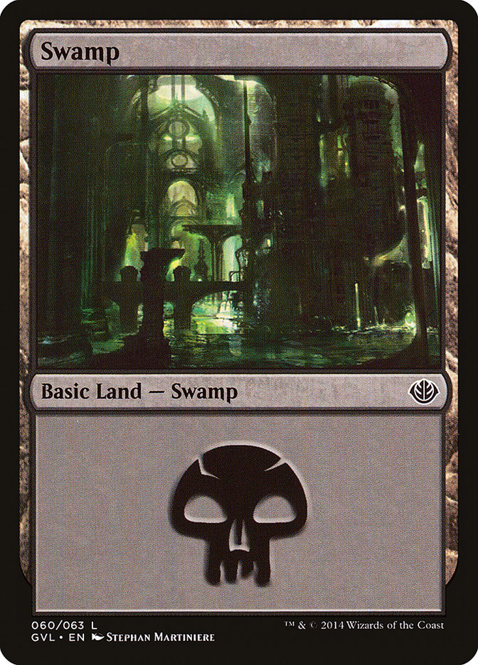 Swamp (60) (Garruk vs. Liliana) [Duel Decks Anthology], MTG Single - Gamers Grove