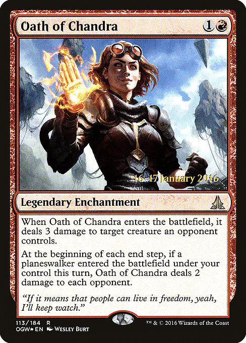 Oath of Chandra [Oath of the Gatewatch Promos], MTG Single - Gamers Grove