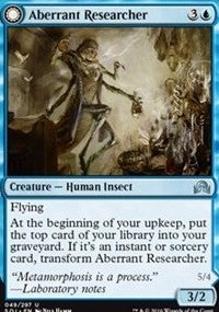 Aberrant Researcher // Perfected Form [Shadows over Innistrad]