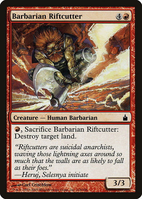 Barbarian Riftcutter [Ravnica: City of Guilds], MTG Single - Gamers Grove