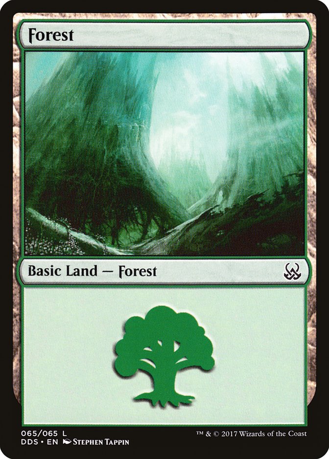 Forest (65) [Duel Decks: Mind vs. Might], MTG Single - Gamers Grove