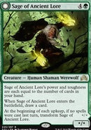 Sage of Ancient Lore // Werewolf of Ancient Hunger [Shadows over Innistrad]