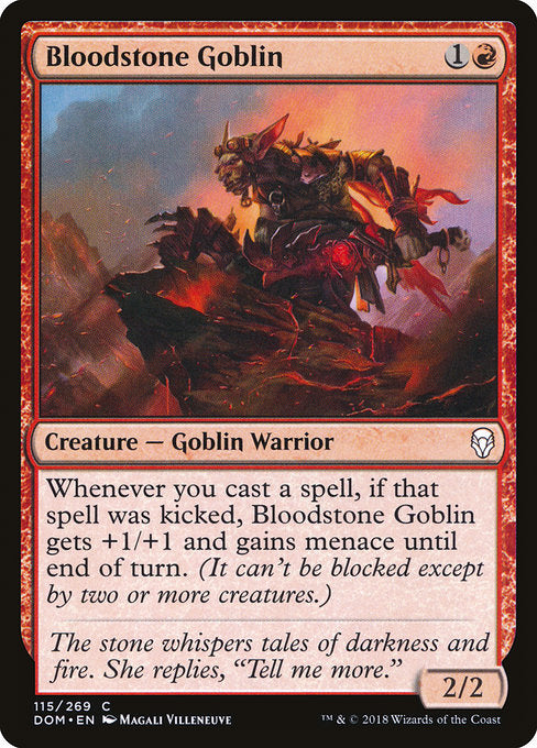 Bloodstone Goblin [Dominaria], MTG Single - Gamers Grove