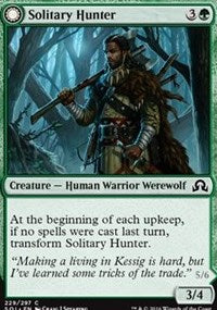 Solitary Hunter // One of the Pack [Shadows over Innistrad]