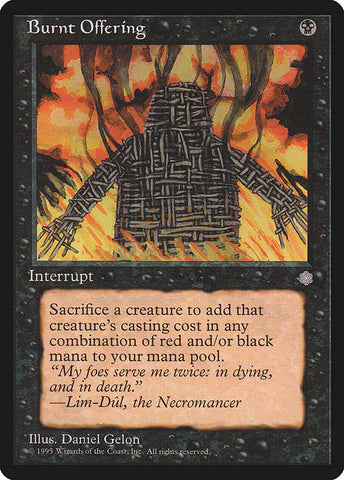 Burnt Offering [Ice Age], MTG Single - Gamers Grove