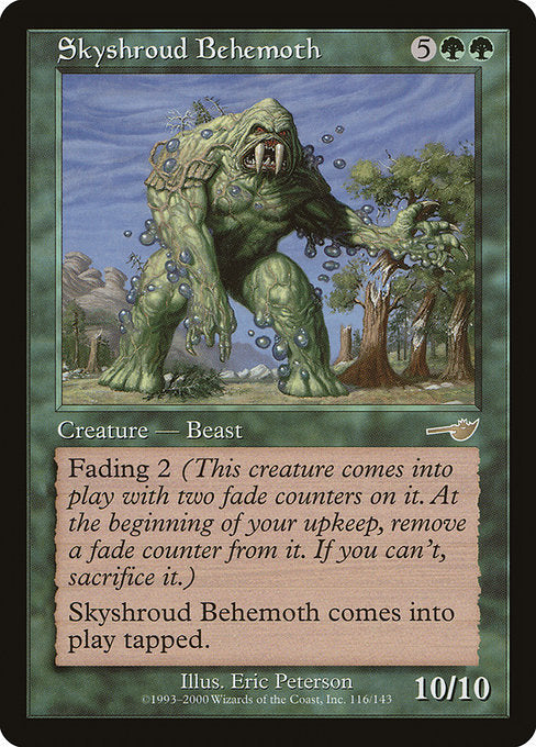 Skyshroud Behemoth [Nemesis], MTG Single - Gamers Grove
