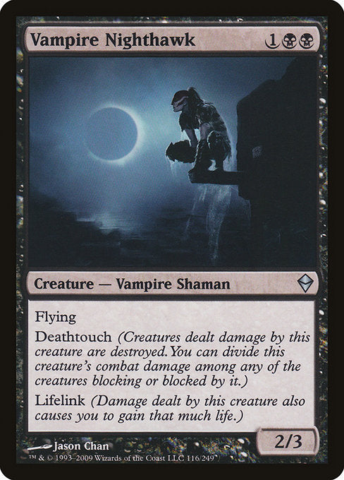 Vampire Nighthawk [Zendikar], MTG Single - Gamers Grove