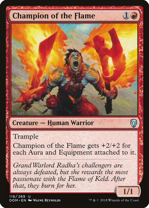 Champion of the Flame [Dominaria], MTG Single - Gamers Grove