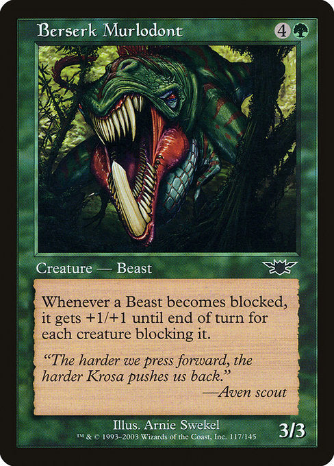 Berserk Murlodont [Legions], MTG Single - Gamers Grove