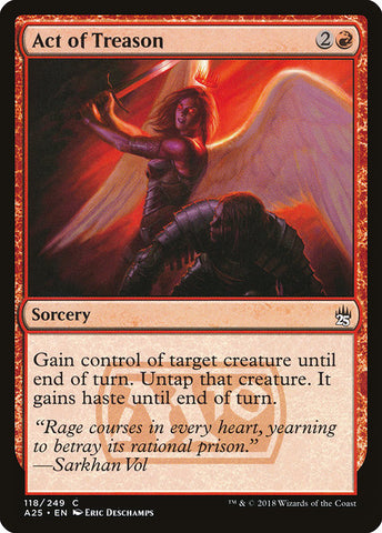 Act of Treason [Masters 25], MTG Single - Gamers Grove