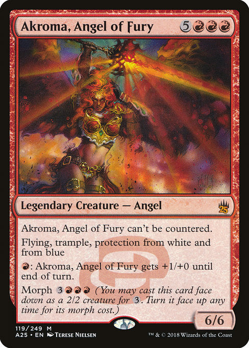 Akroma, Angel of Fury [Masters 25], MTG Single - Gamers Grove