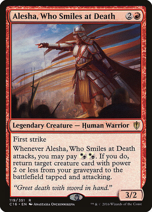 Alesha, Who Smiles at Death [Commander 2016], MTG Single - Gamers Grove