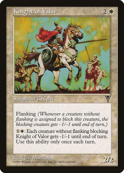 Knight of Valor [Visions], MTG Single - Gamers Grove