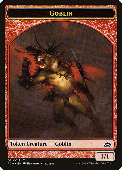 Goblin [Planechase Anthology Tokens], MTG Single - Gamers Grove