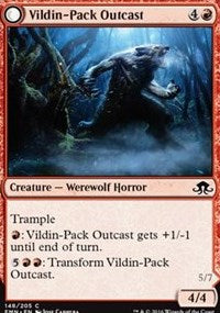 Vildin-Pack Outcast // Dronepack Kindred [Eldritch Moon], MTG Single - Gamers Grove