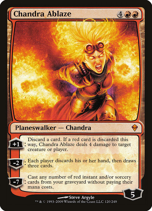 Chandra Ablaze [Zendikar], MTG Single - Gamers Grove
