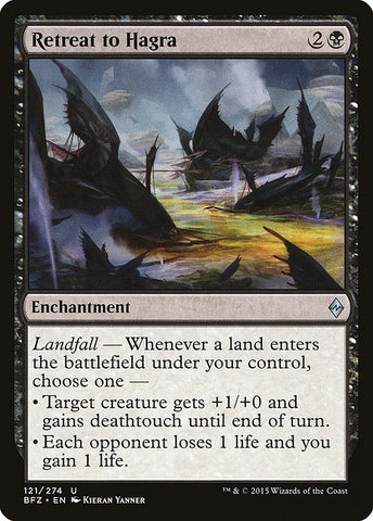 Retreat to Hagra [Battle for Zendikar], MTG Single - Gamers Grove