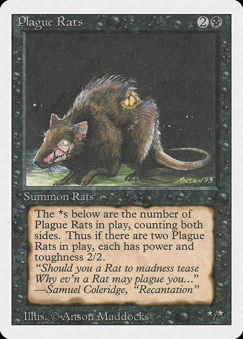 Plague Rats [Revised Edition], MTG Single - Gamers Grove