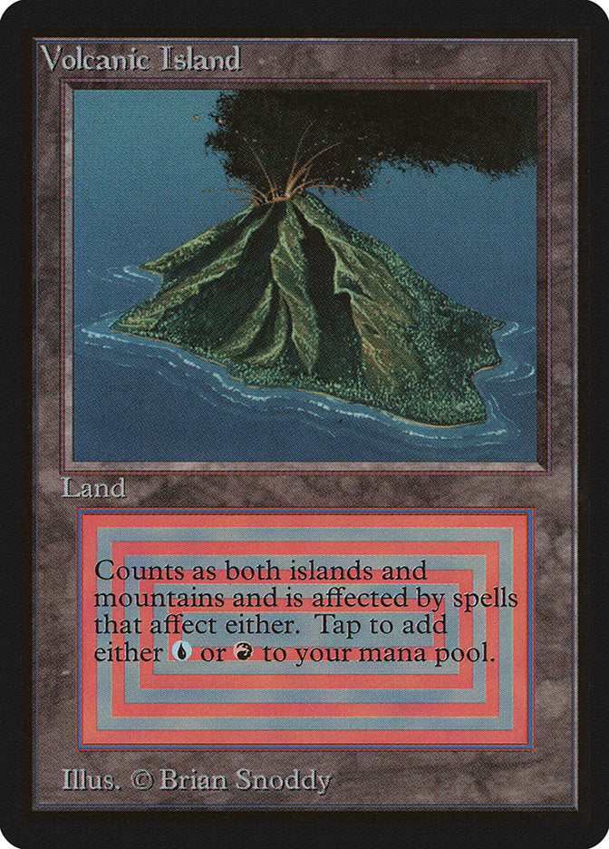 Volcanic Island [Limited Edition Beta], MTG Single - Gamers Grove