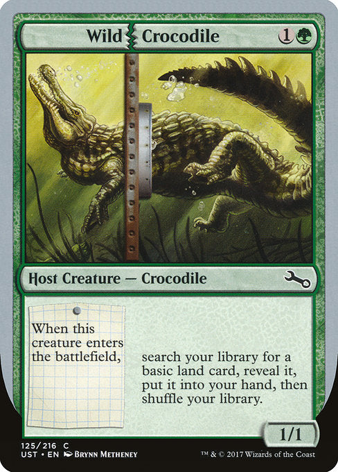 Wild Crocodile [Unstable], MTG Single - Gamers Grove